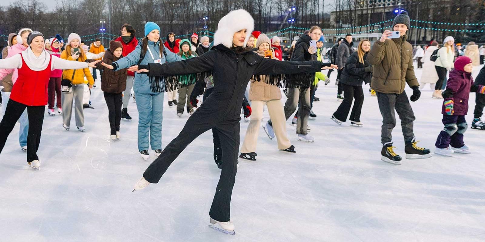 Чемпионы проведут для горожан открытые мастер-классы по фигурному катанию